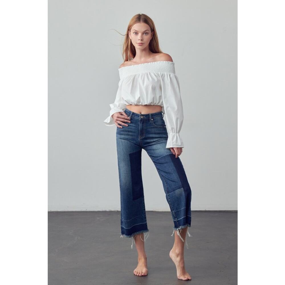 Insane Gene Mid-rise Crop Flare Jeans - P1301 - Size 7/27 - Picture 3 of 10
